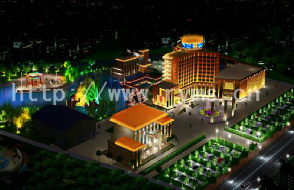 通辽夜景照明工程点亮城市天际线