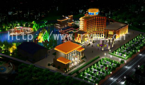 通辽夜景照明工程带动夜间经济发展